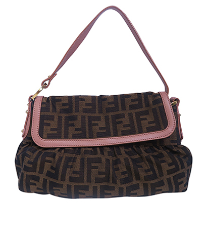 Zucca Print Chef Bag, &pound;325, Handbags, Brown, Nylon (Polymer), Front view